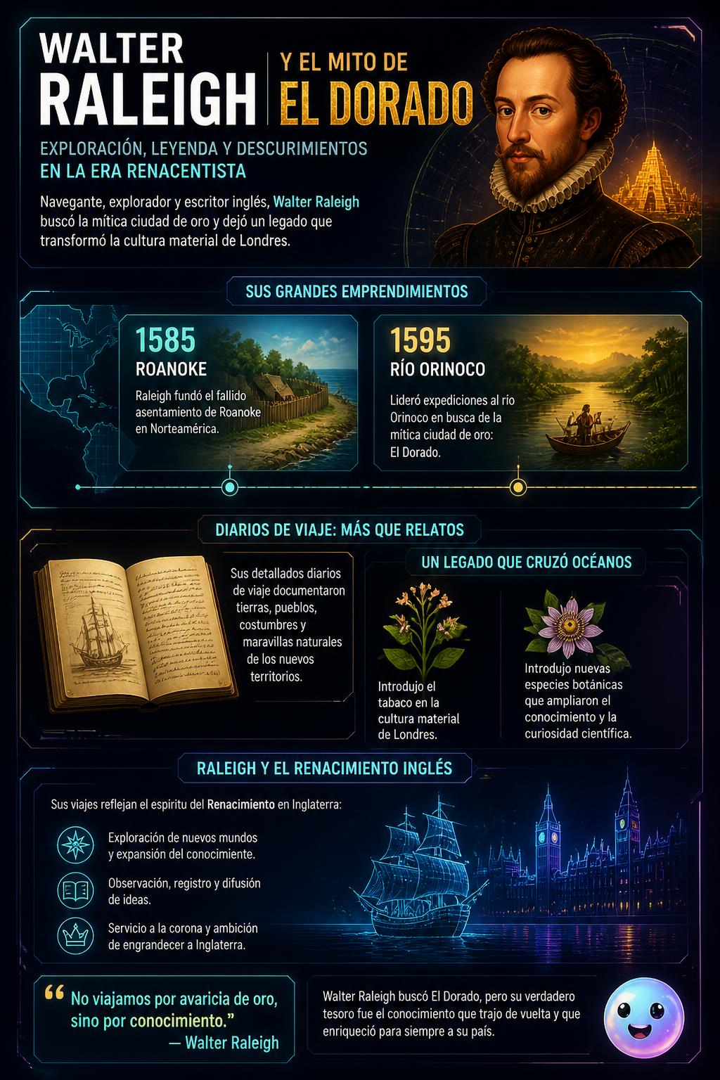 Walter Raleigh y el mito de El Dorado