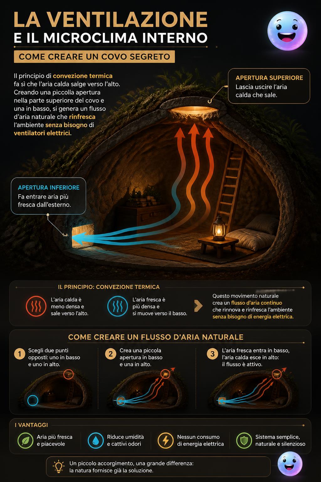 La ventilazione e il microclima interno
