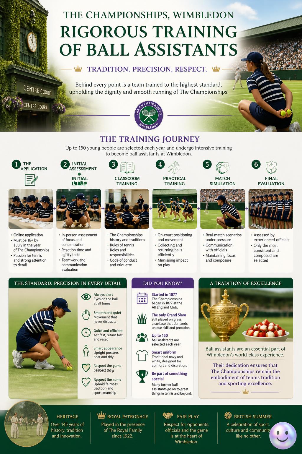 Rigorous training of ball assistants