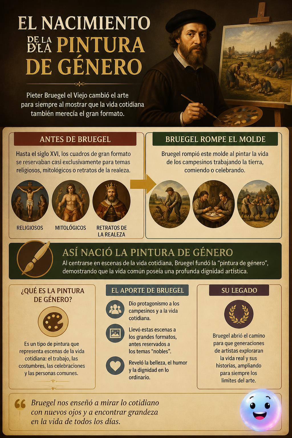 El nacimiento de la pintura de género