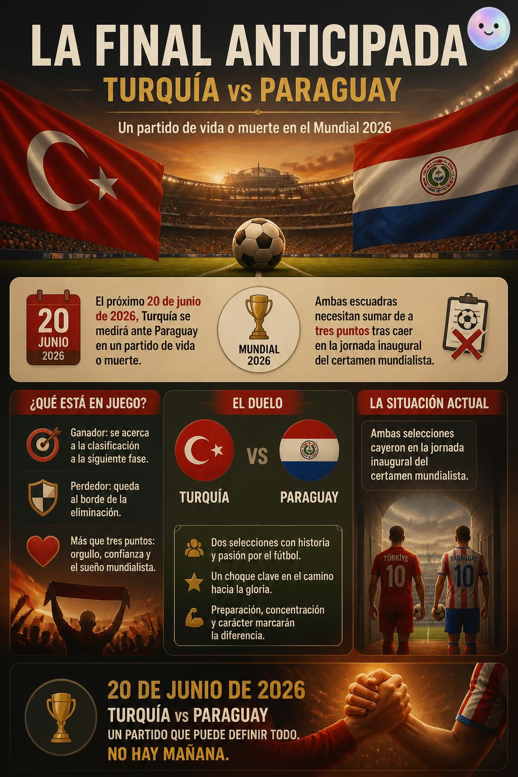 La final anticipada contra el seleccionado de Paraguay
