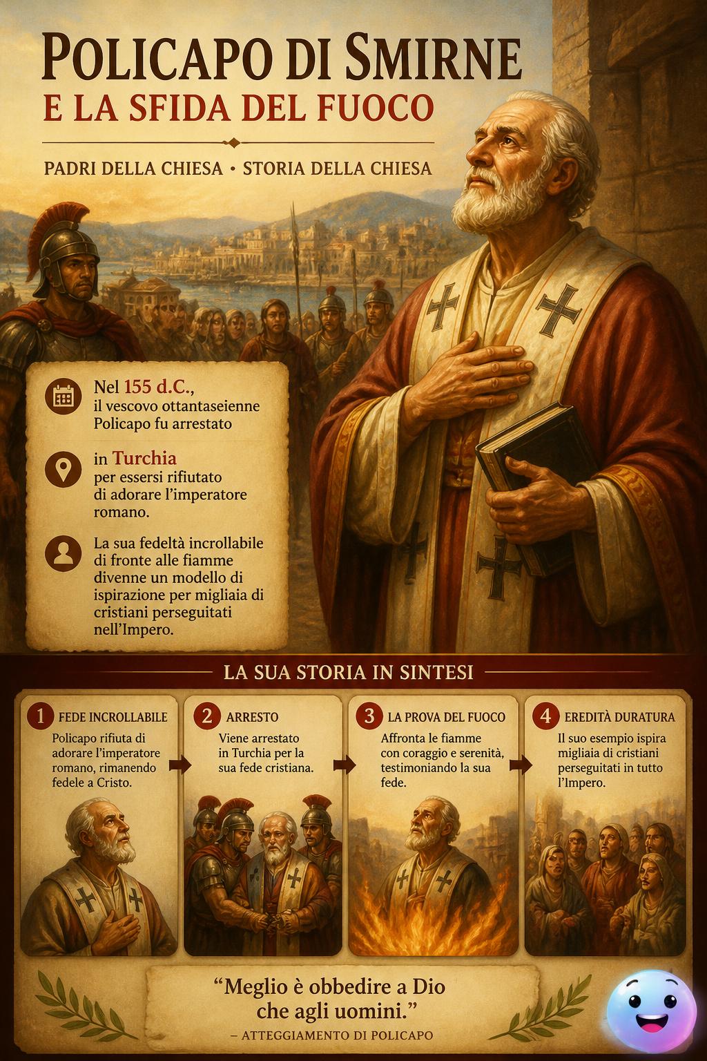 Policapo di Smirne e la sfida del fuoco