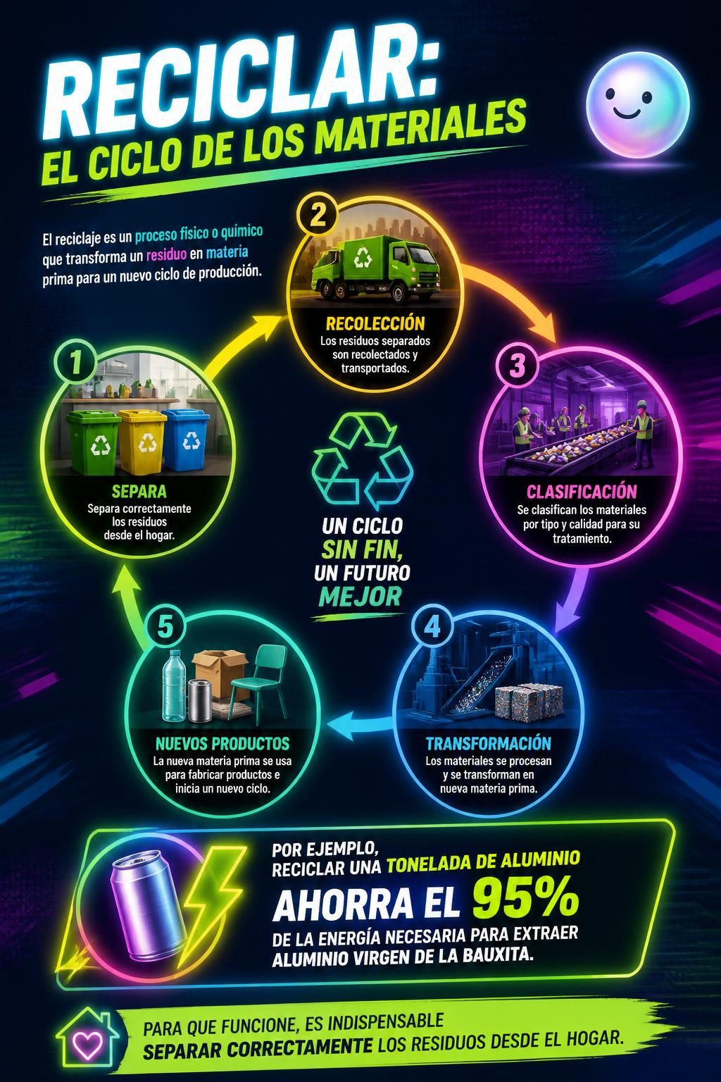 Reciclar: el ciclo de los materiales