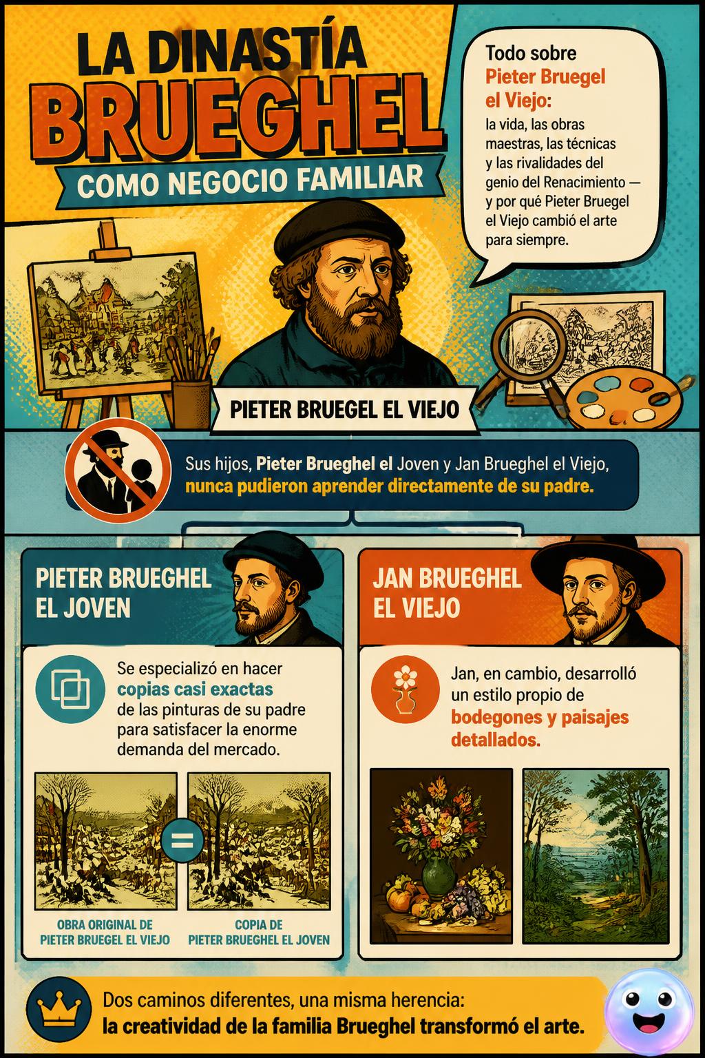 La dinastía Brueghel como negocio familiar