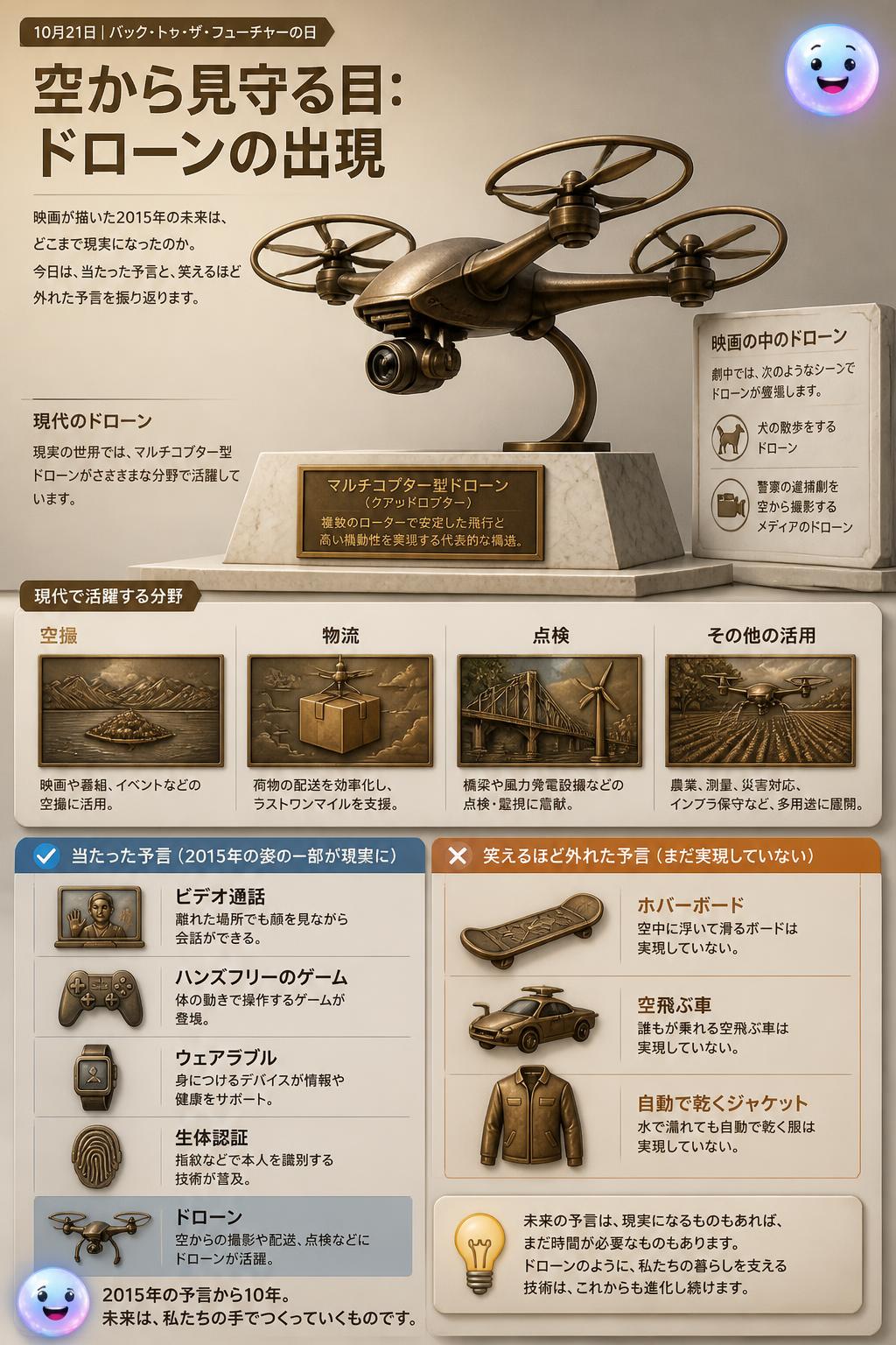 空から見守る目:ドローンの出現