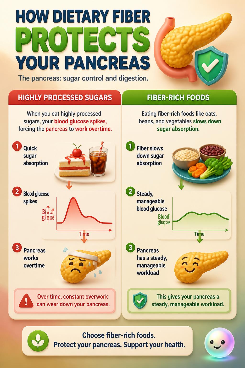 How dietary fiber protects your pancreas