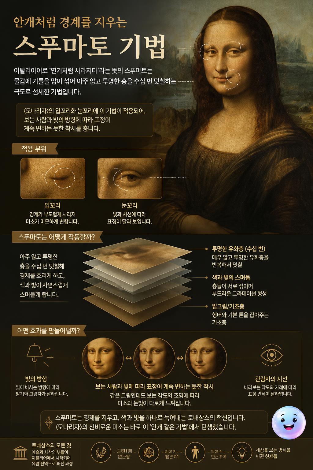 안개처럼 경계를 지우는 스푸마토 기법