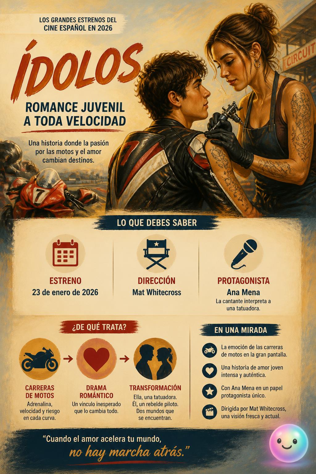 Romance juvenil a toda velocidad