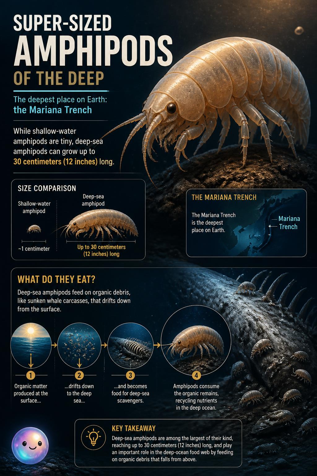 Super-sized amphipods of the deep