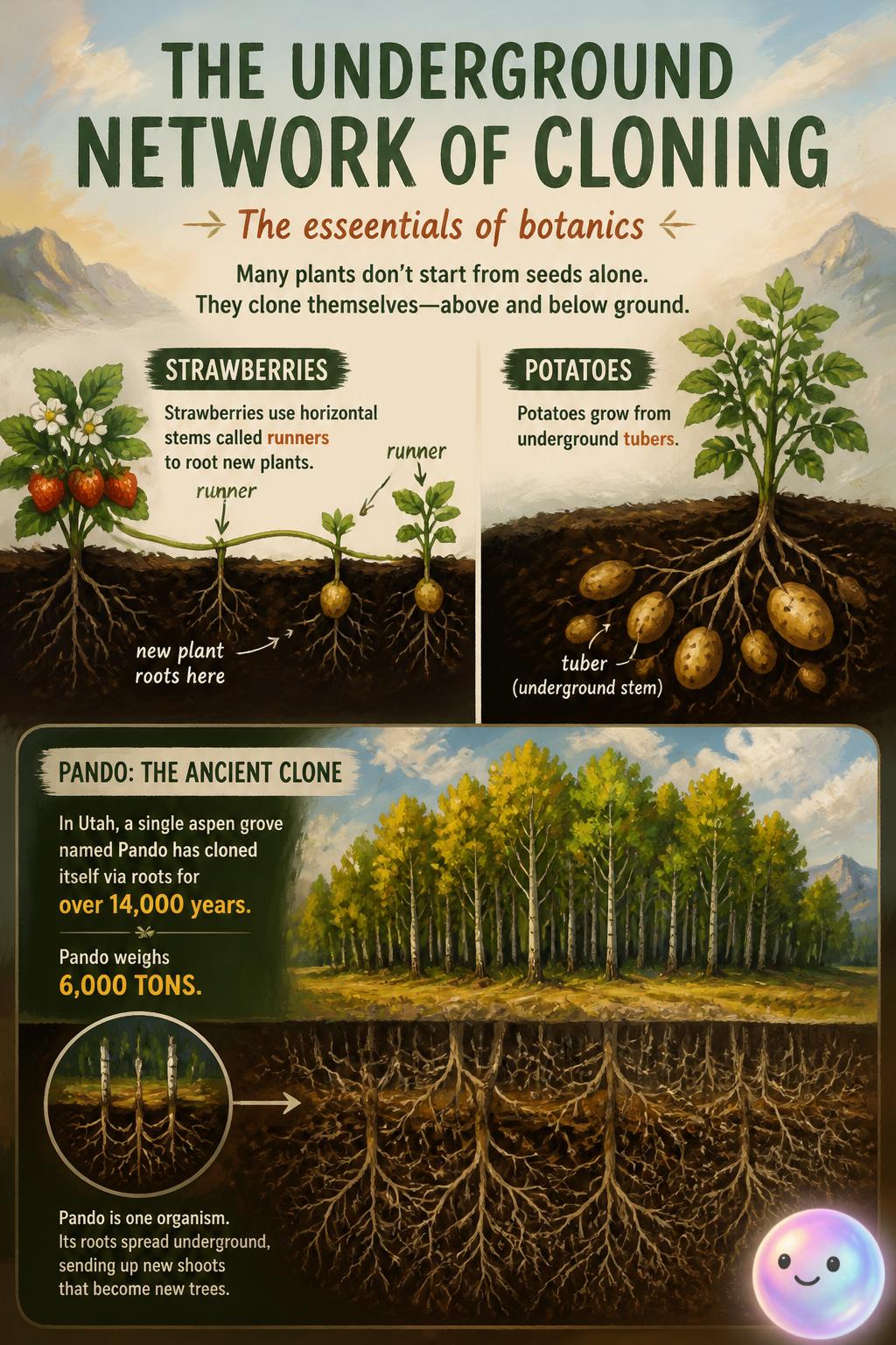 The underground network of cloning