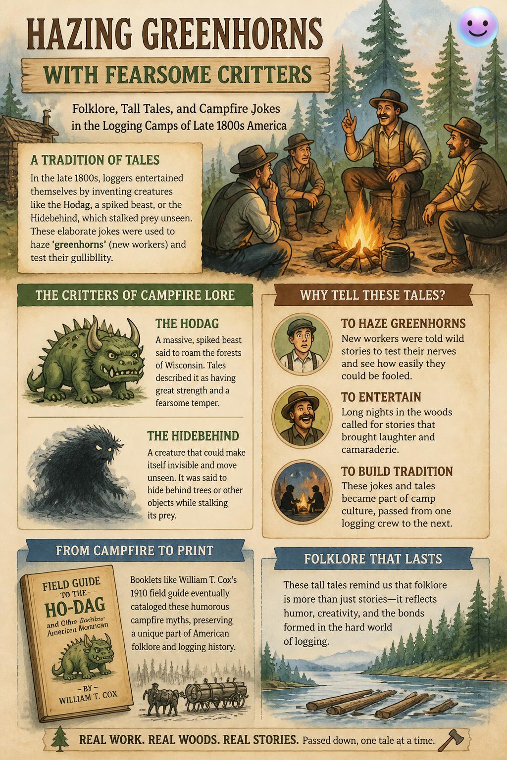 Hazing greenhorns with fearsome critters
