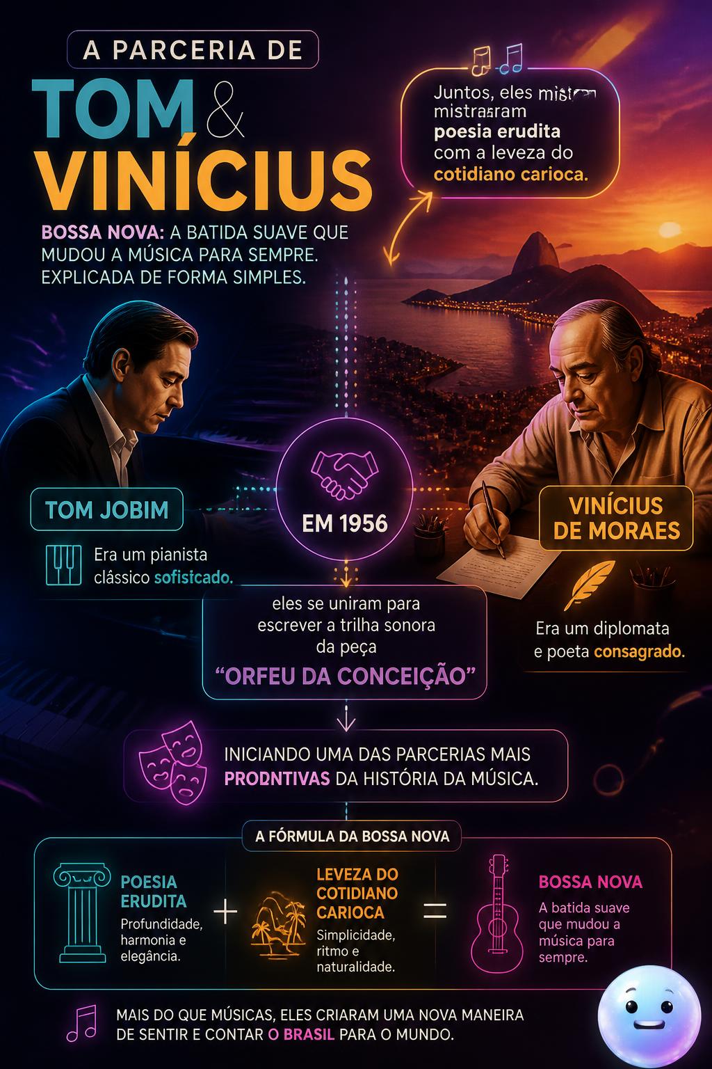 A parceria de Tom e Vinícius