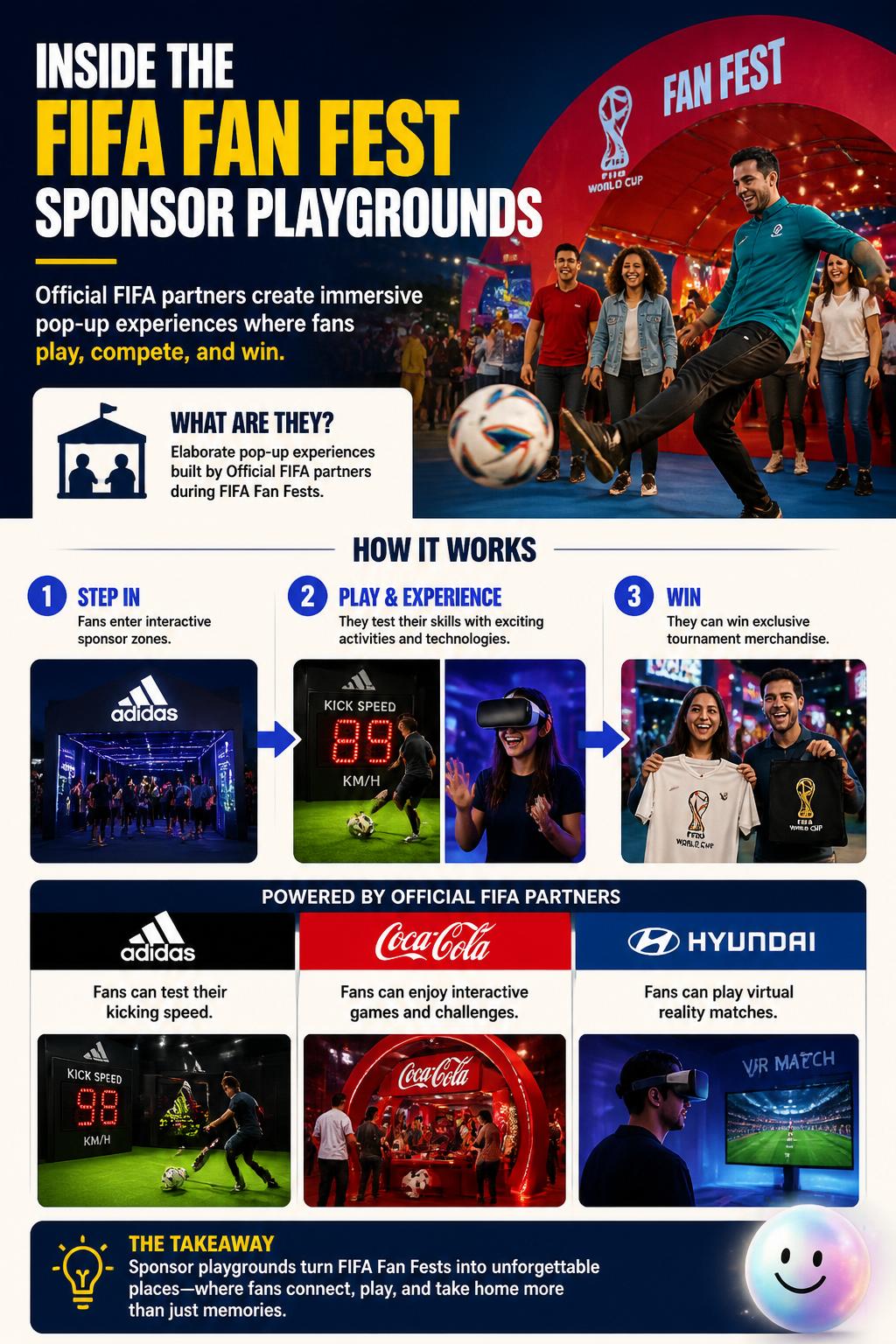 Interactive sponsor playgrounds
