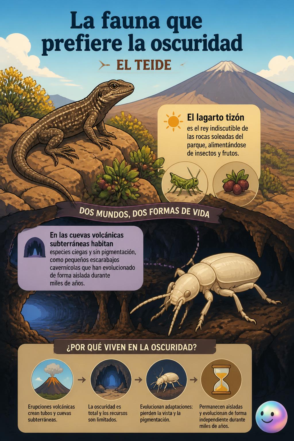 La fauna que prefiere la oscuridad