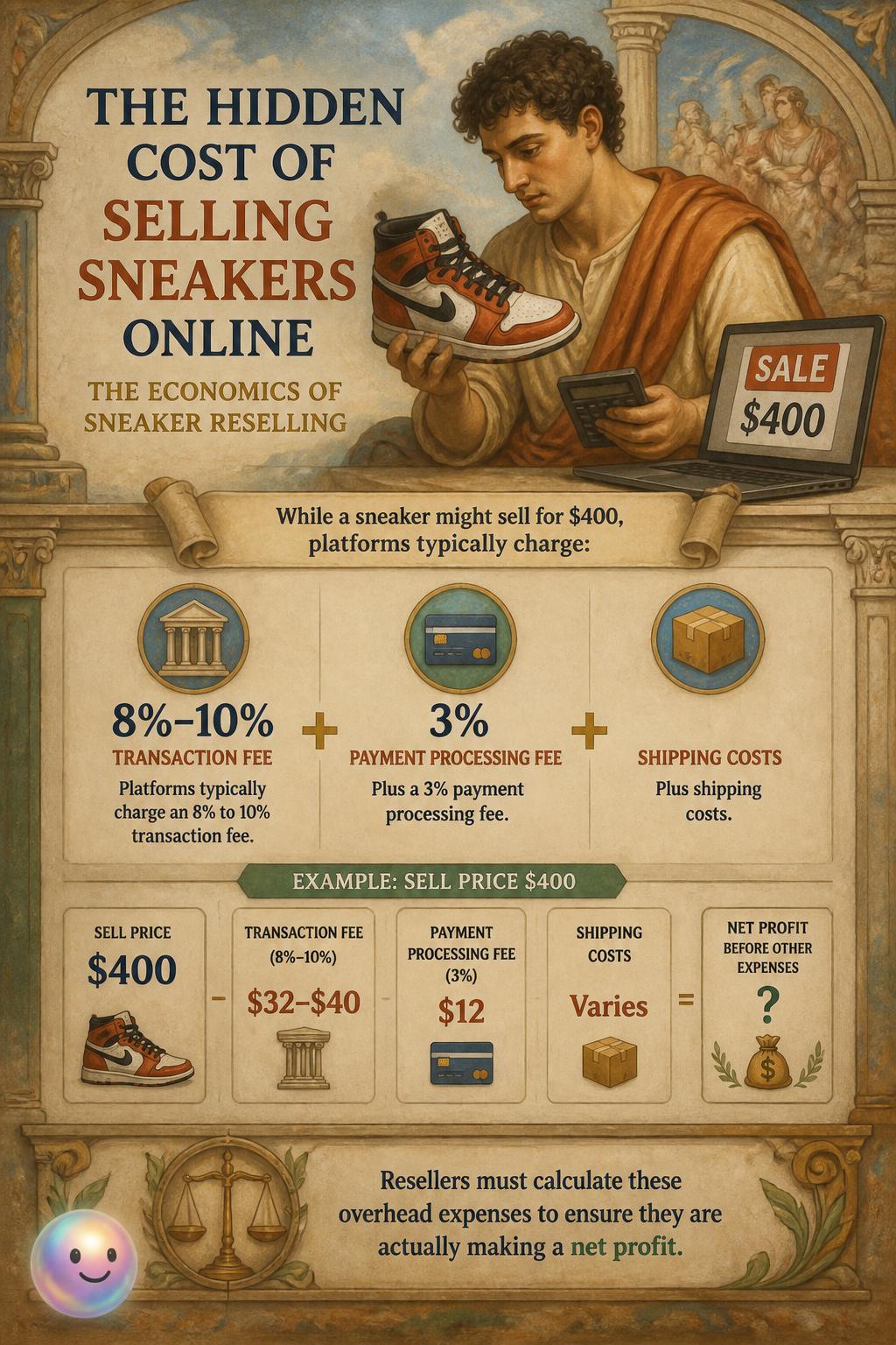 The hidden cost of selling sneakers online
