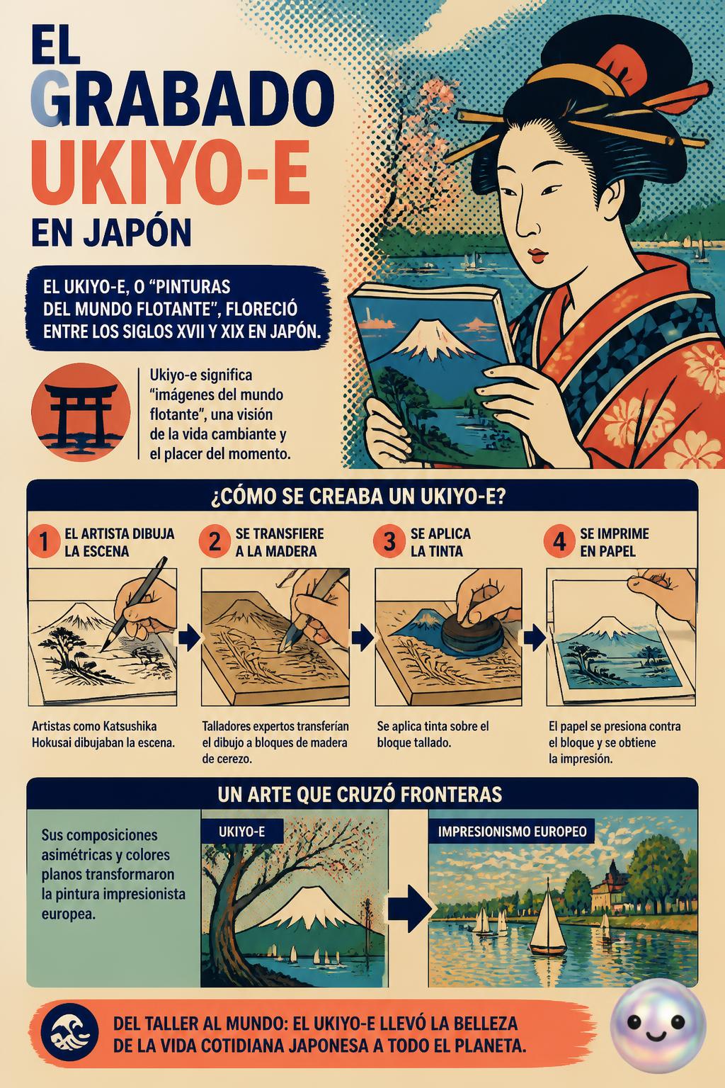 El grabado ukiyo-e en Japón
