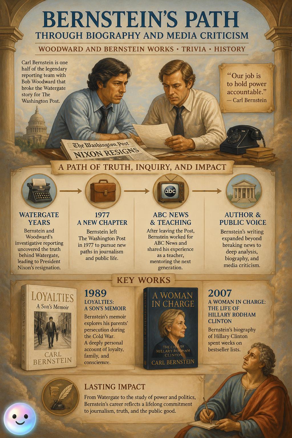 Bernstein's path through biography and media criticism