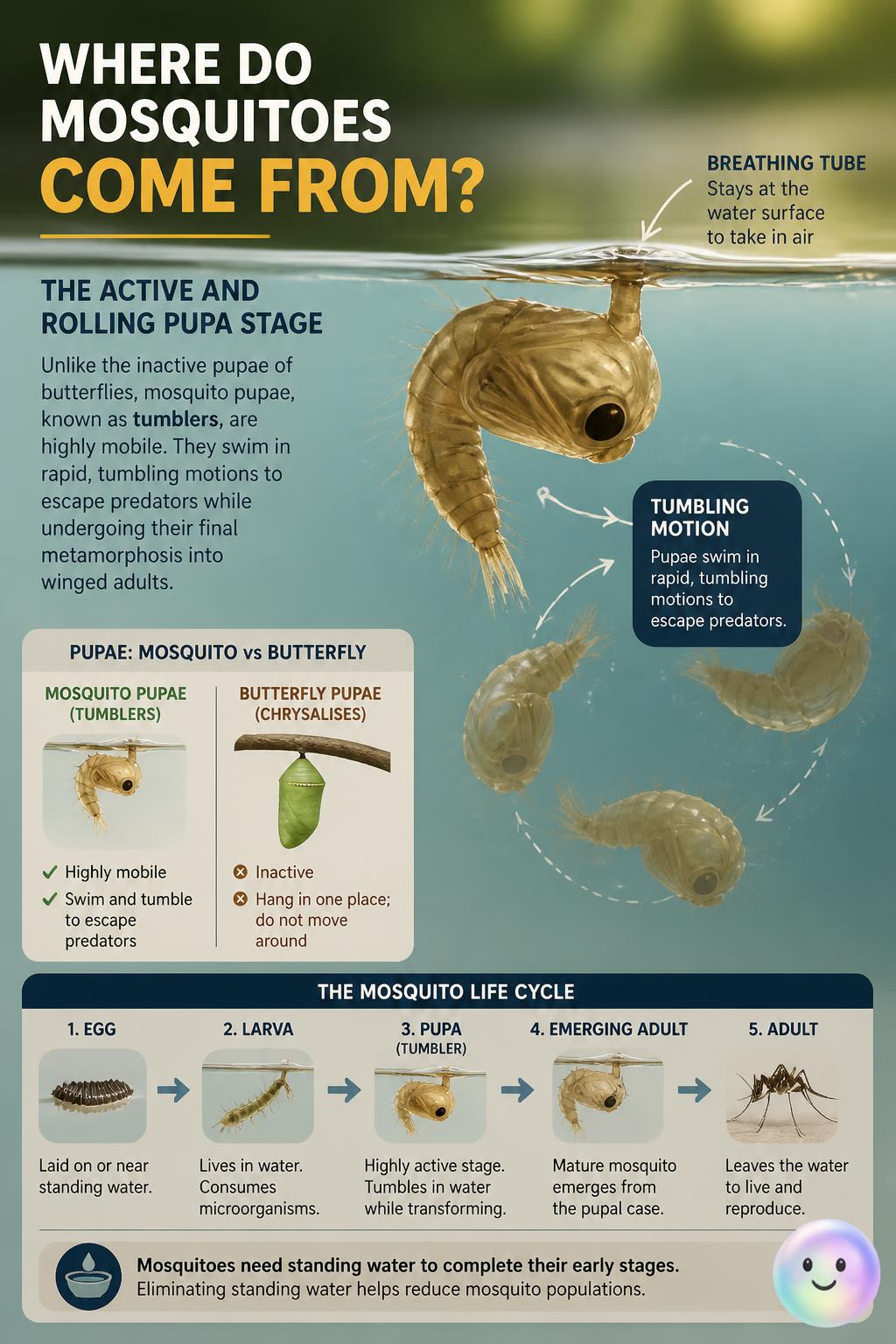 The active and rolling pupa stage · ARTi