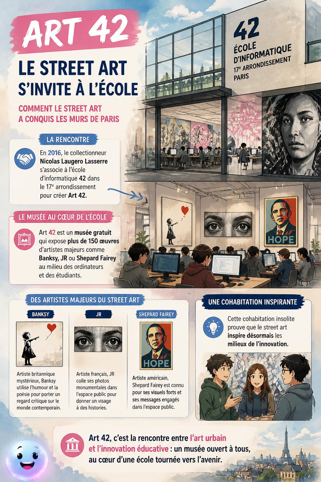 Art 42, le street art s'invite à l'école