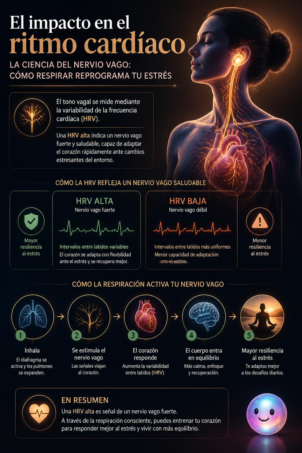 El impacto en el ritmo cardíaco