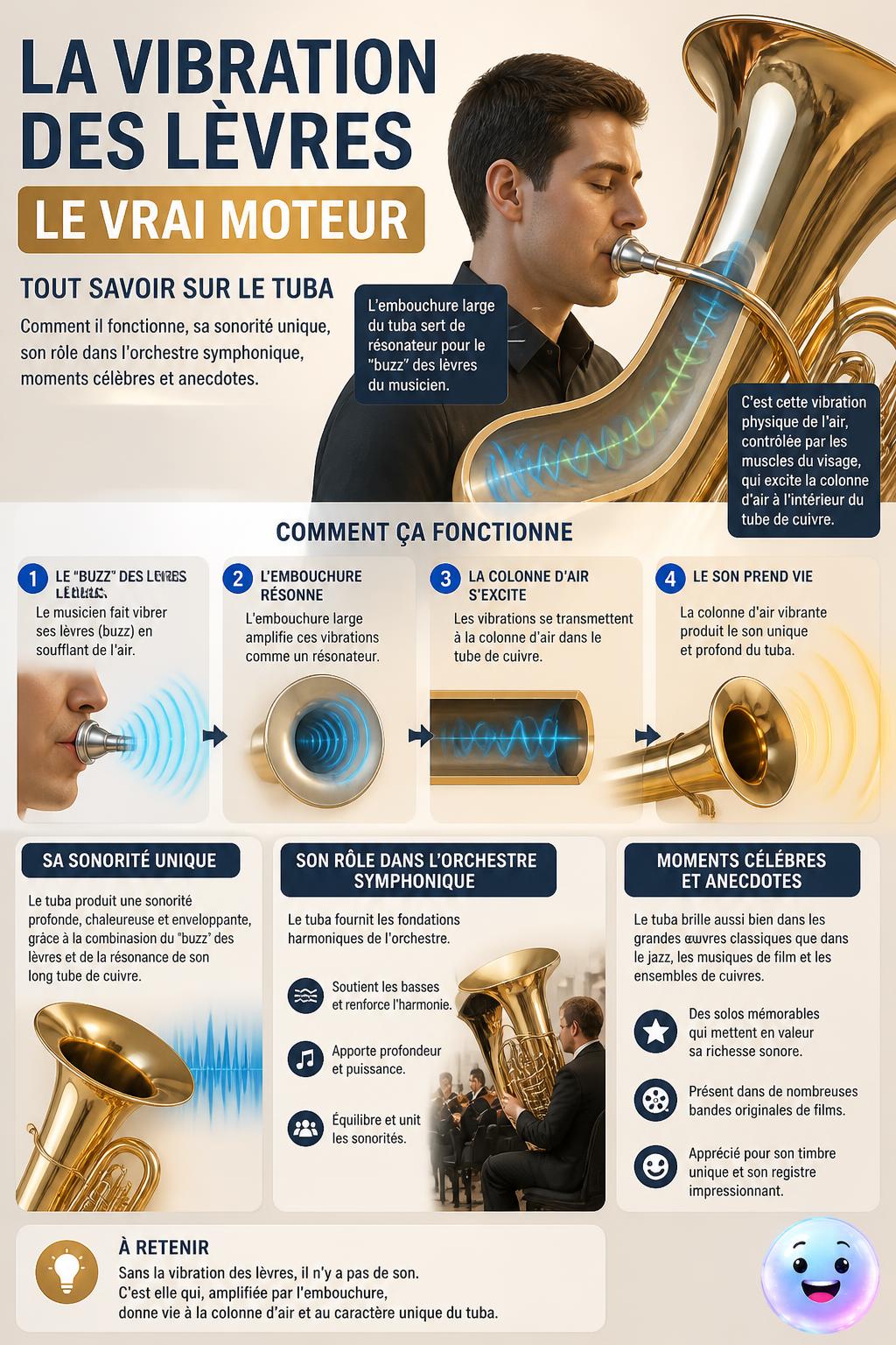 La vibration des lèvres, le vrai moteur