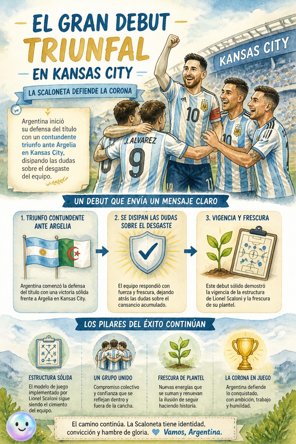El gran debut triunfal en Kansas City