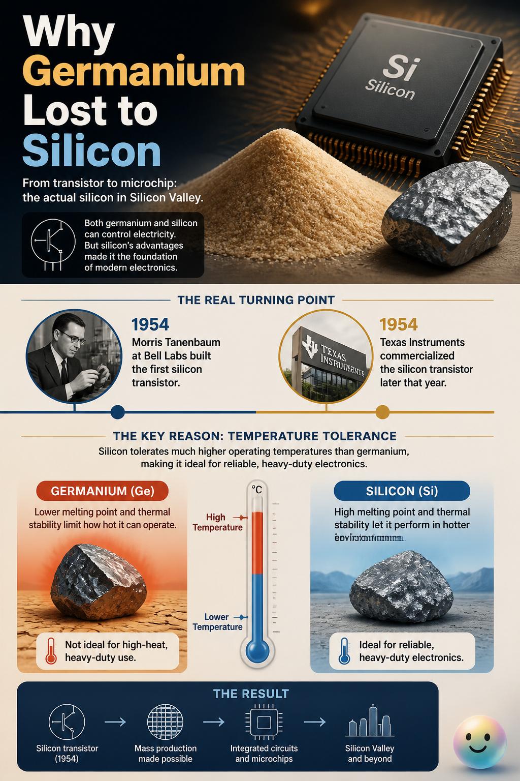 Why germanium lost to silicon