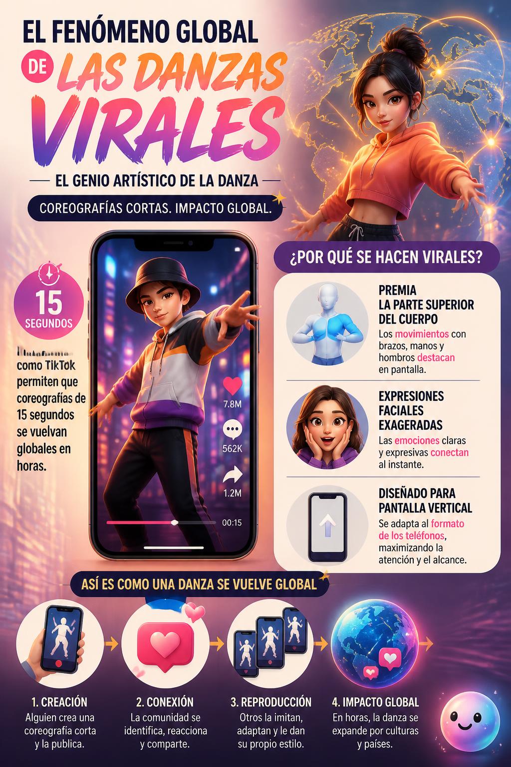 El fenómeno global de las danzas virales