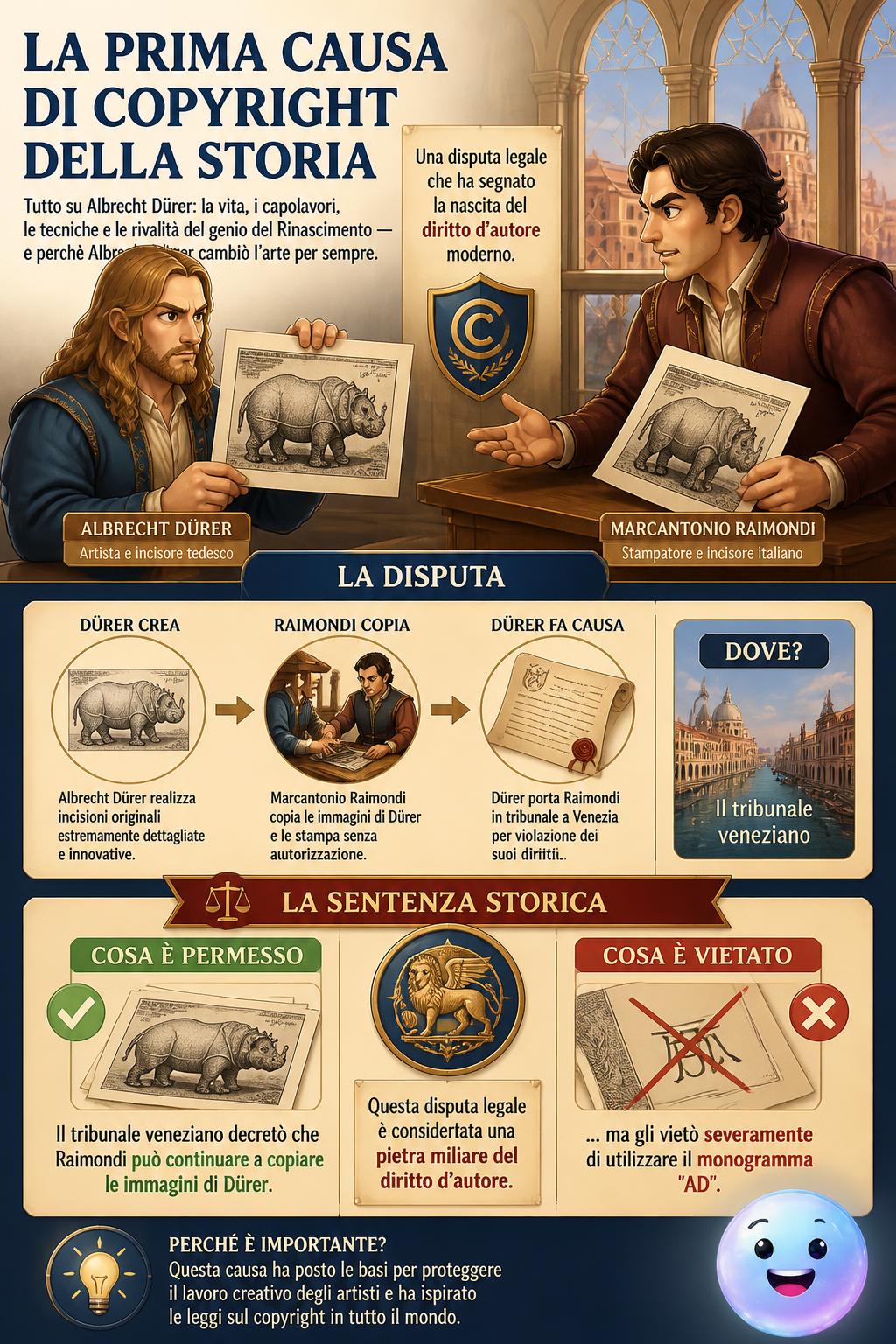 La prima causa di copyright della storia