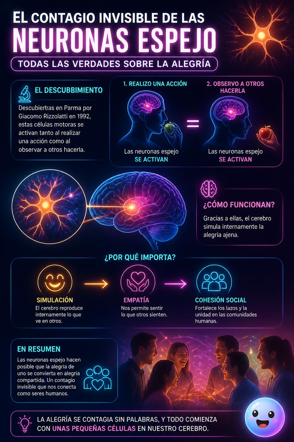 El contagio invisible de las neuronas espejo