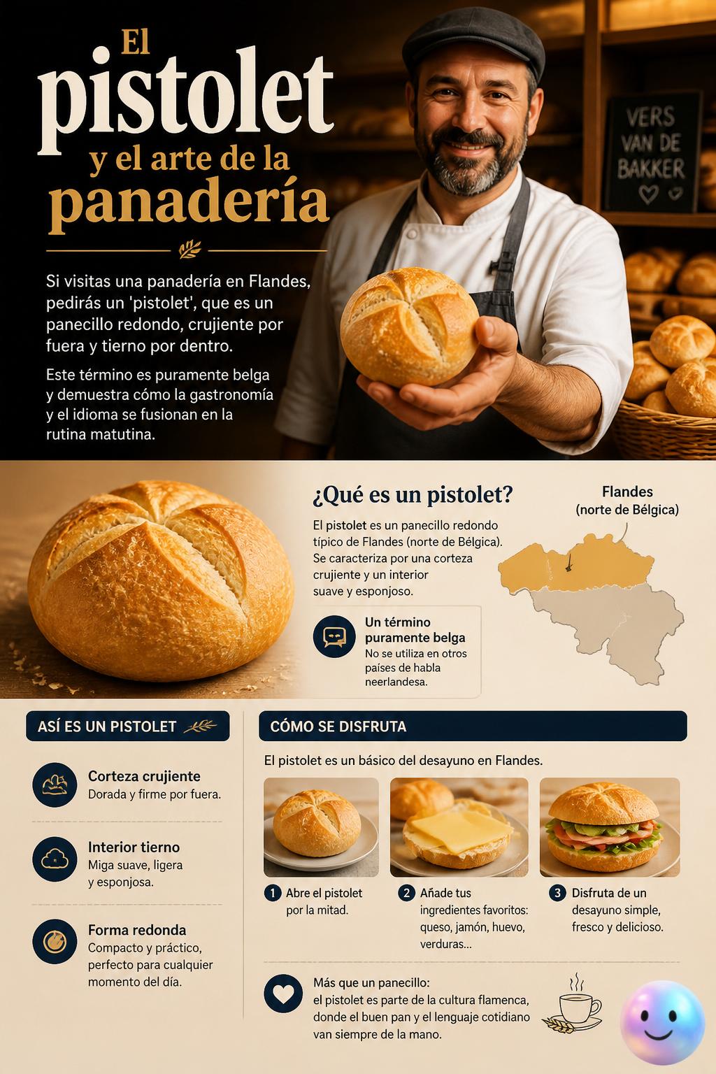 El pistolet y el arte de la panadería