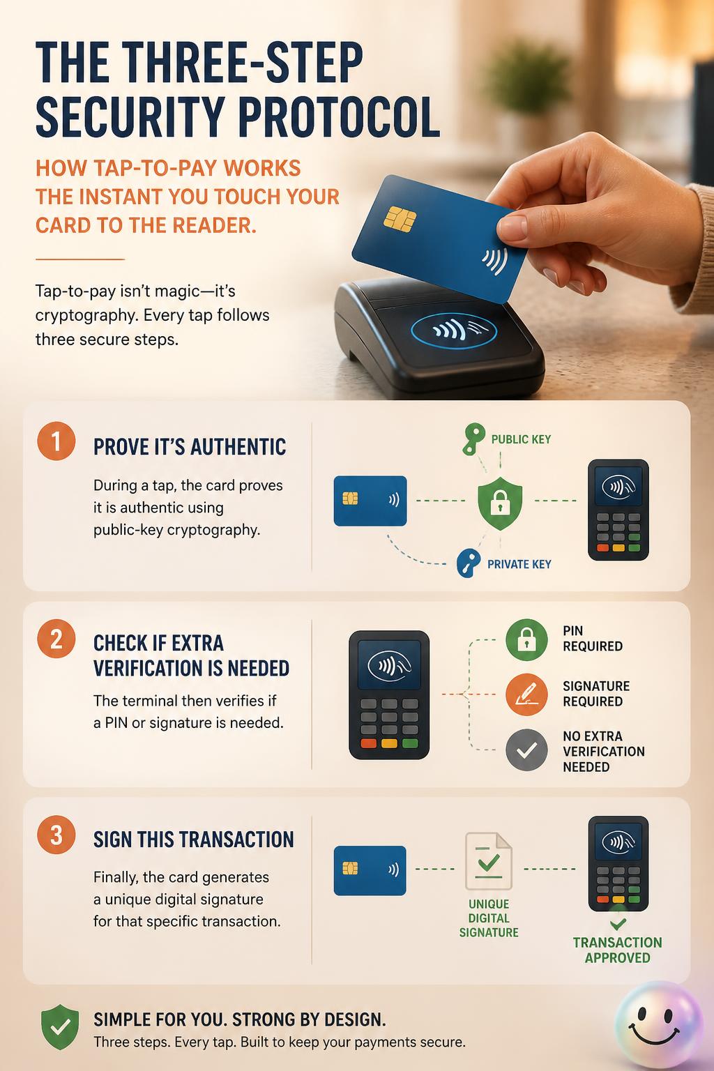 The three-step security protocol
