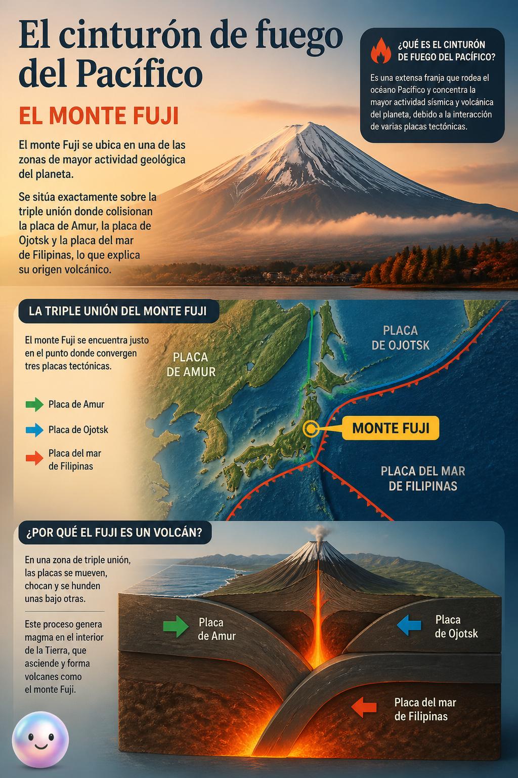 El cinturón de fuego del Pacífico