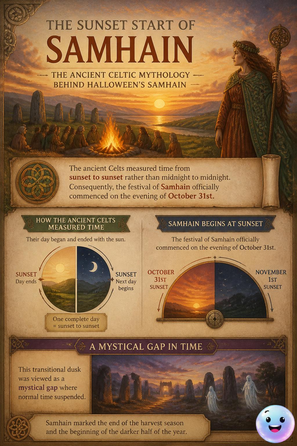 The sunset start of Samhain