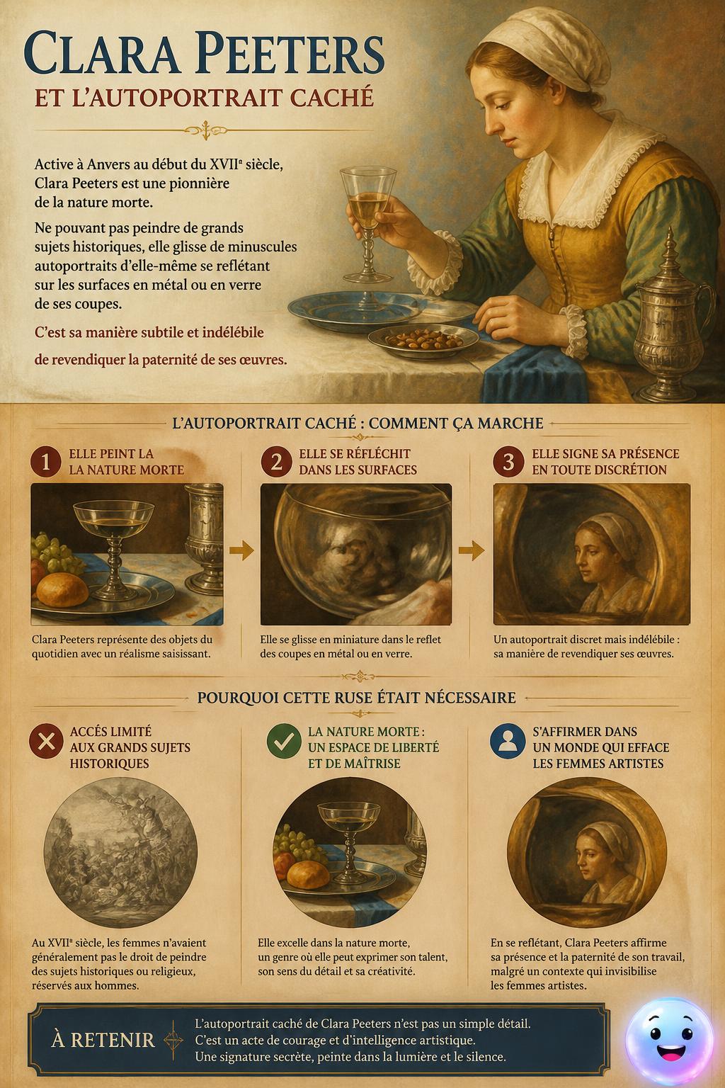 Clara Peeters et l'autoportrait caché