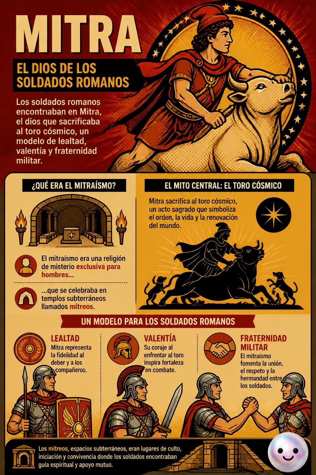 Mitra el dios de los soldados romanos