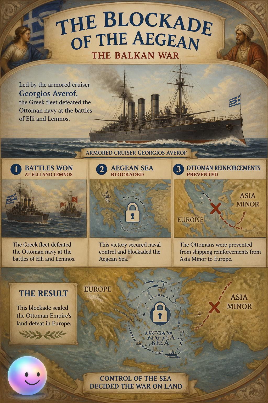The blockade of the Aegean