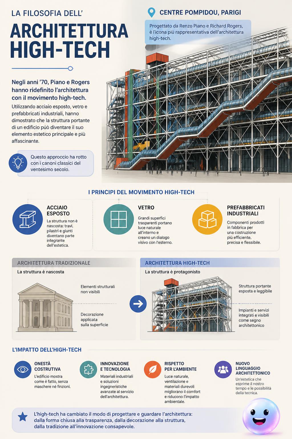 La filosofia dell'architettura high-tech