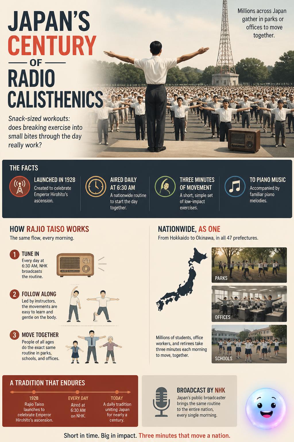 Japan's century of radio calisthenics