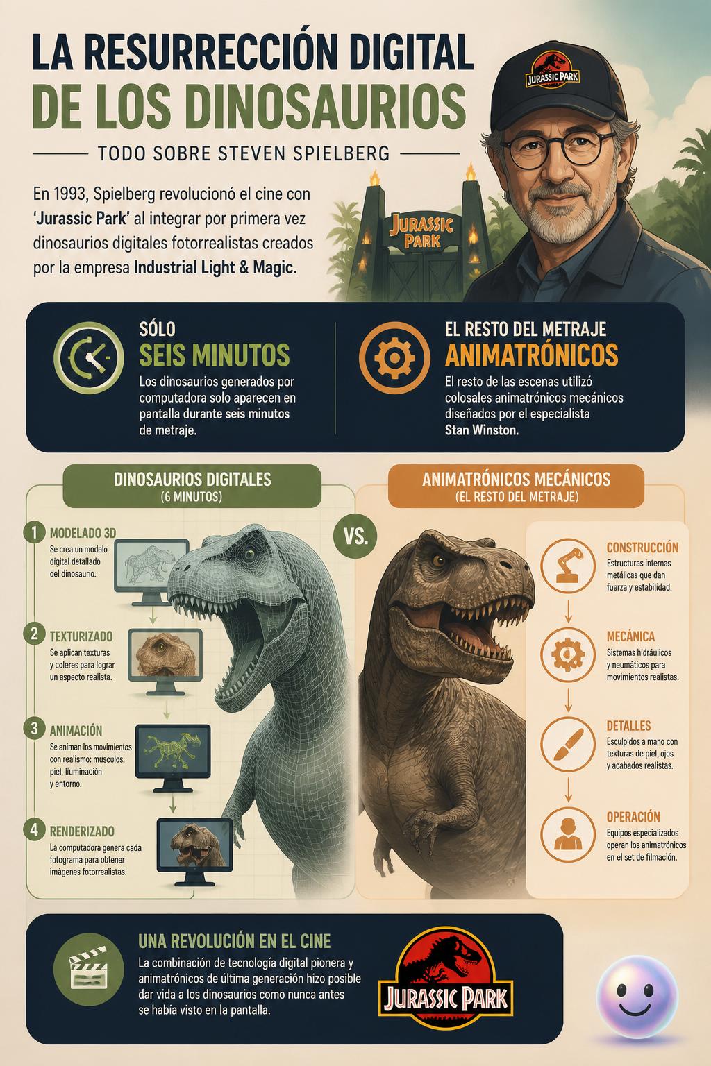 La resurrección digital de los dinosaurios