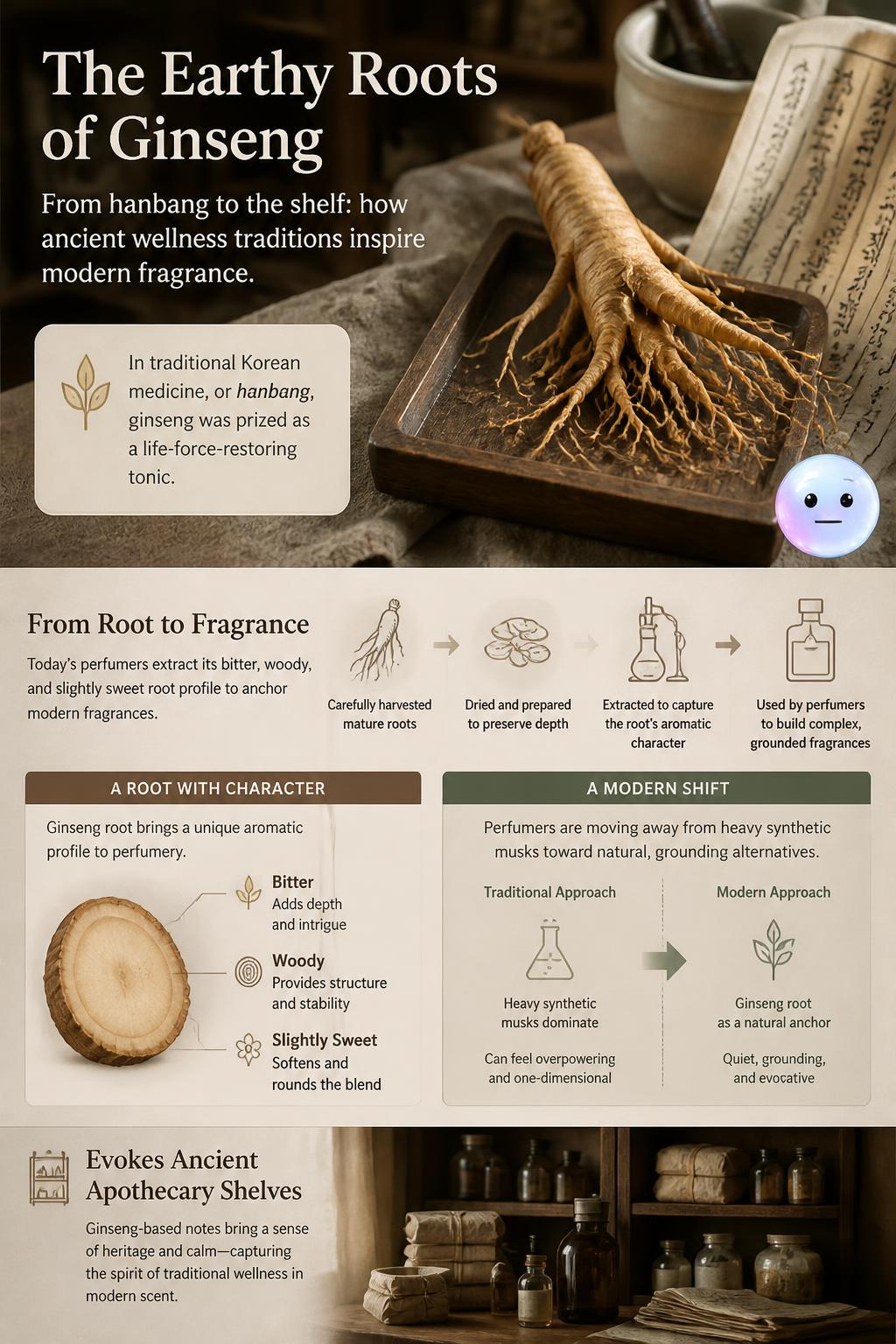 The earthy roots of ginseng