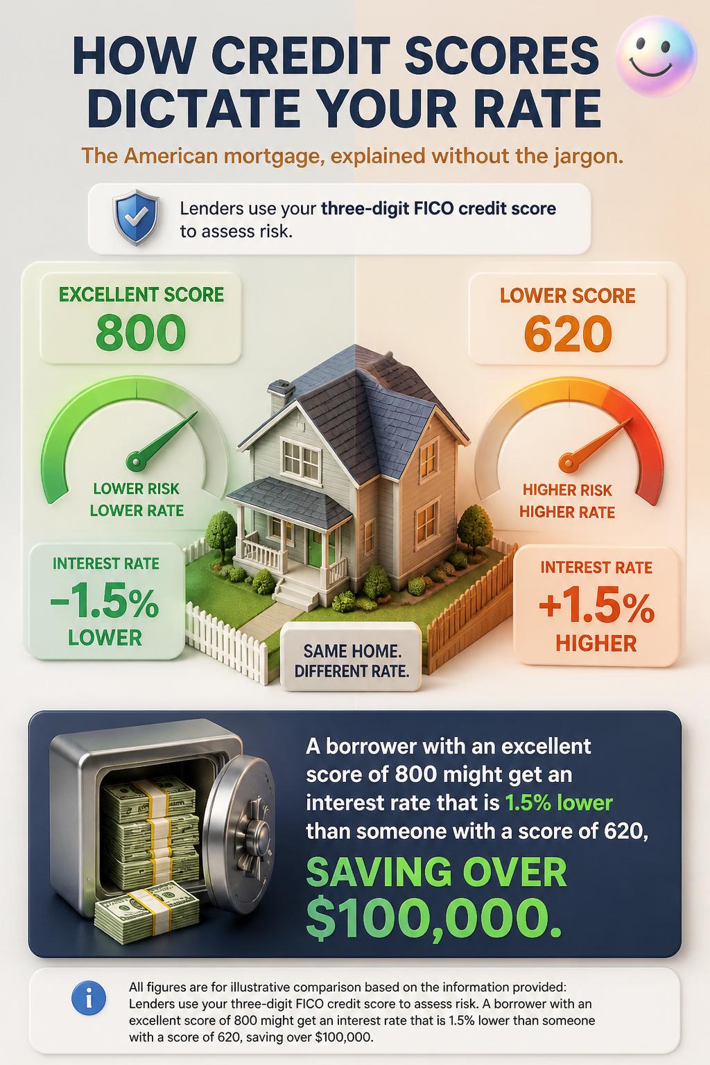How credit scores dictate your rate