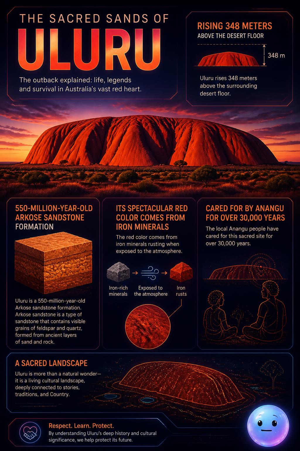 The sacred sands of Uluru
