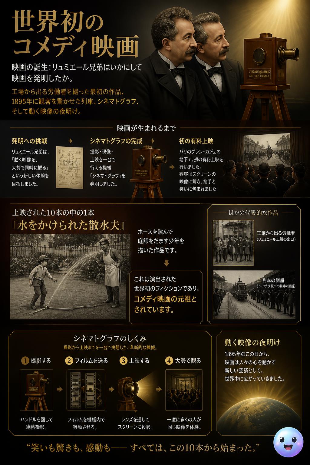 世界初のコメディ映画