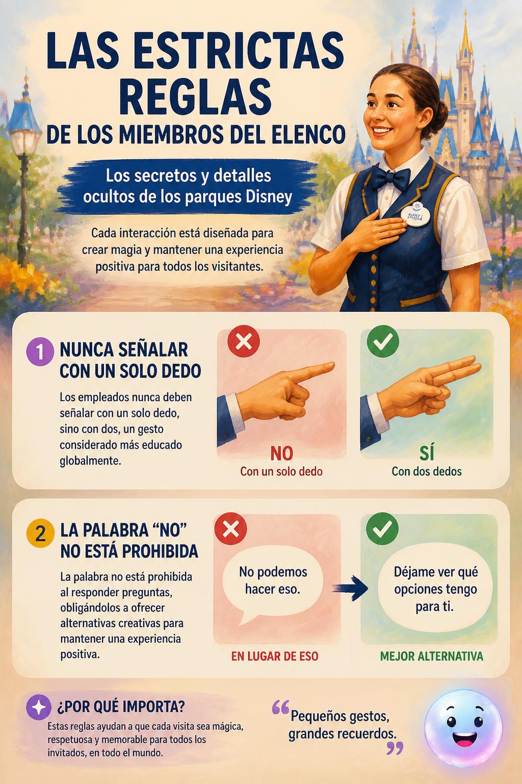 Las estrictas reglas de los miembros del elenco