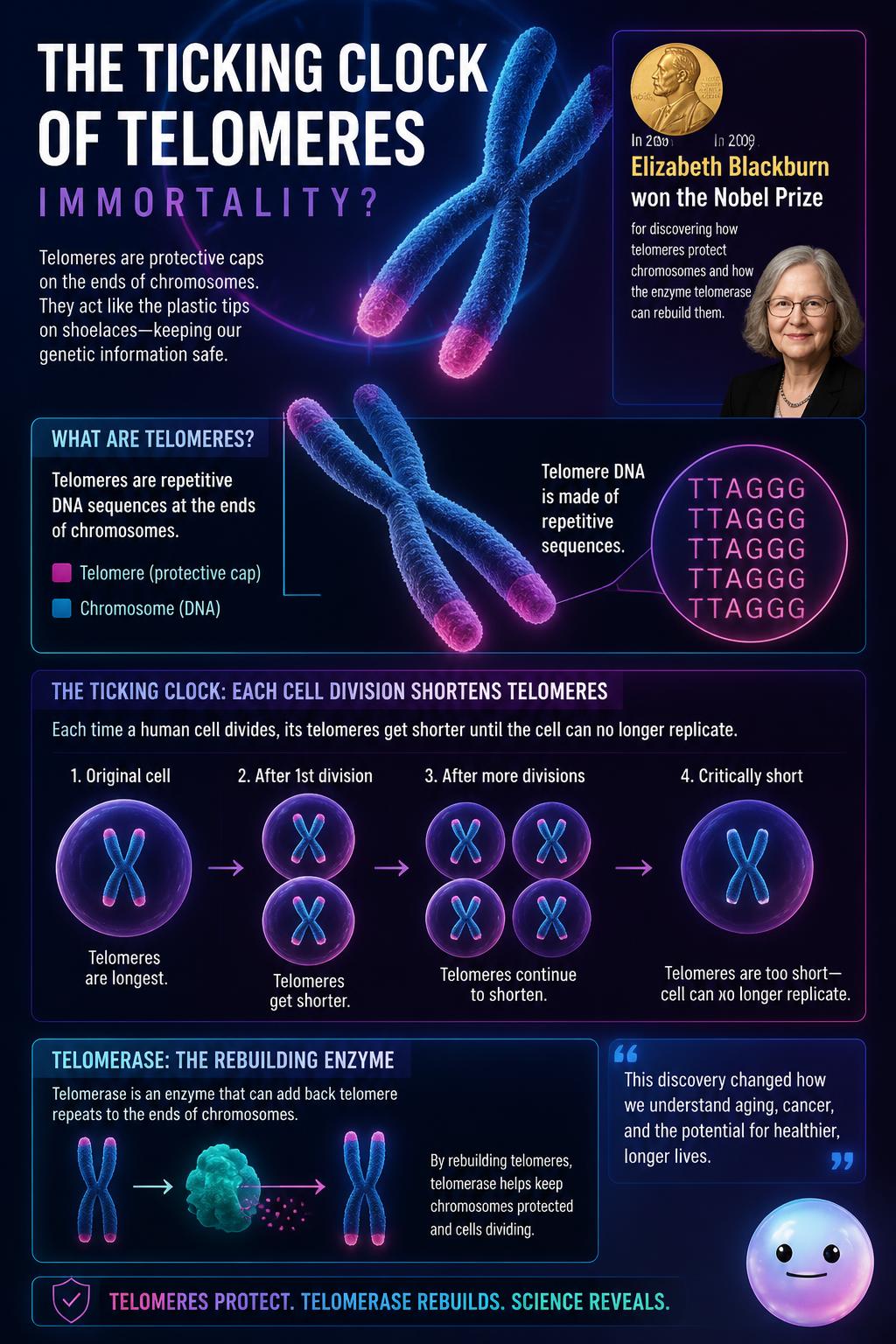 The ticking clock of telomeres