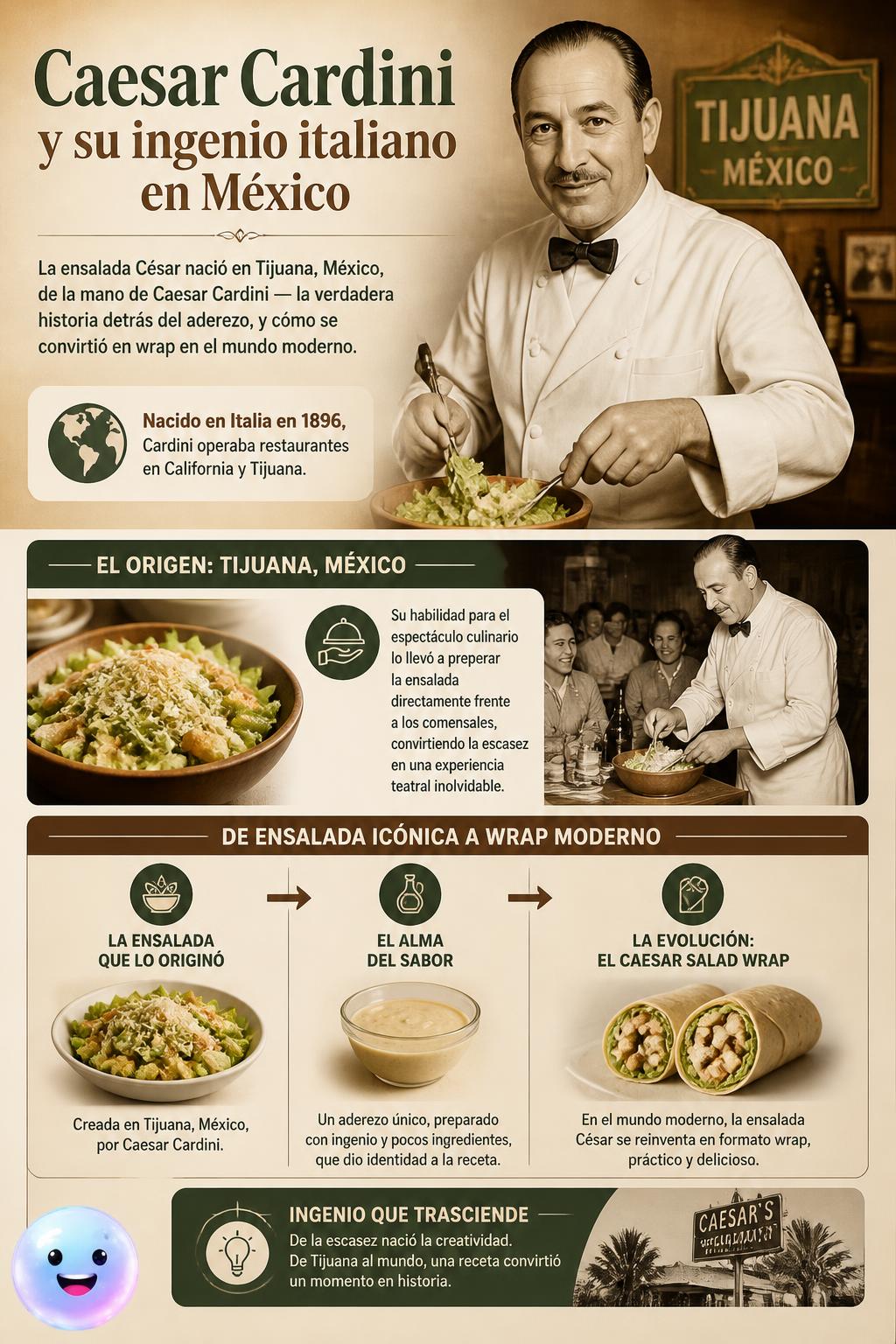 Caesar Cardini y su ingenio italiano en México