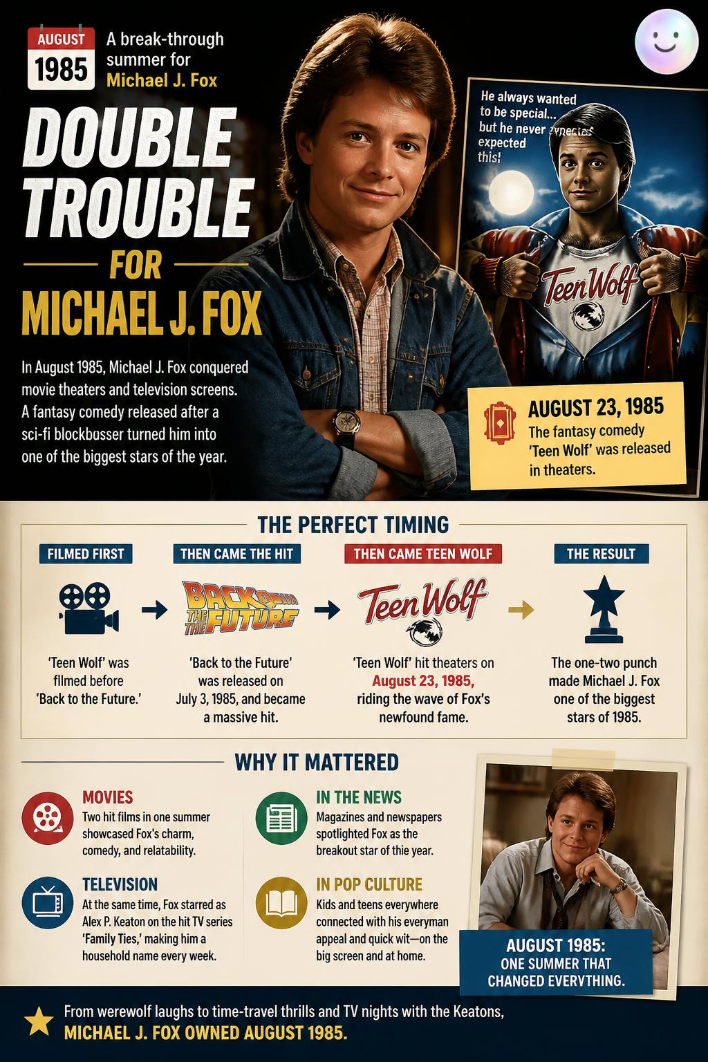 Double trouble for Michael J. Fox
