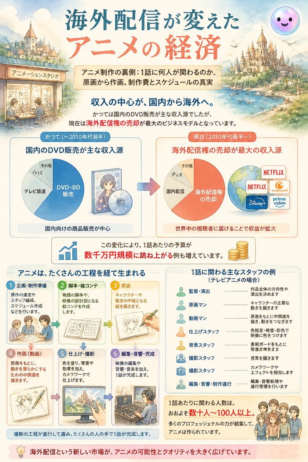 海外配信が変えたアニメの経済