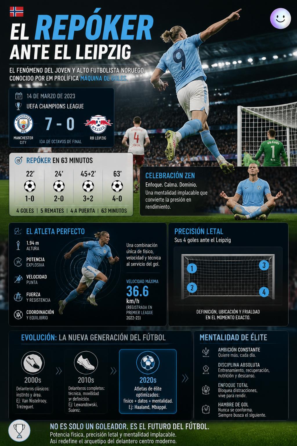 El repóker ante el Leipzig